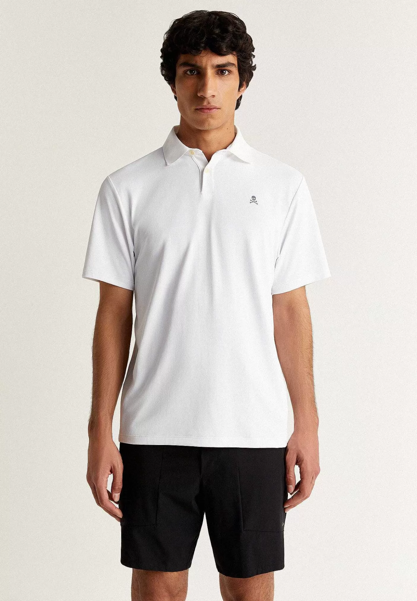 Scalpers Adrenaline Skull Technical Polo Sale