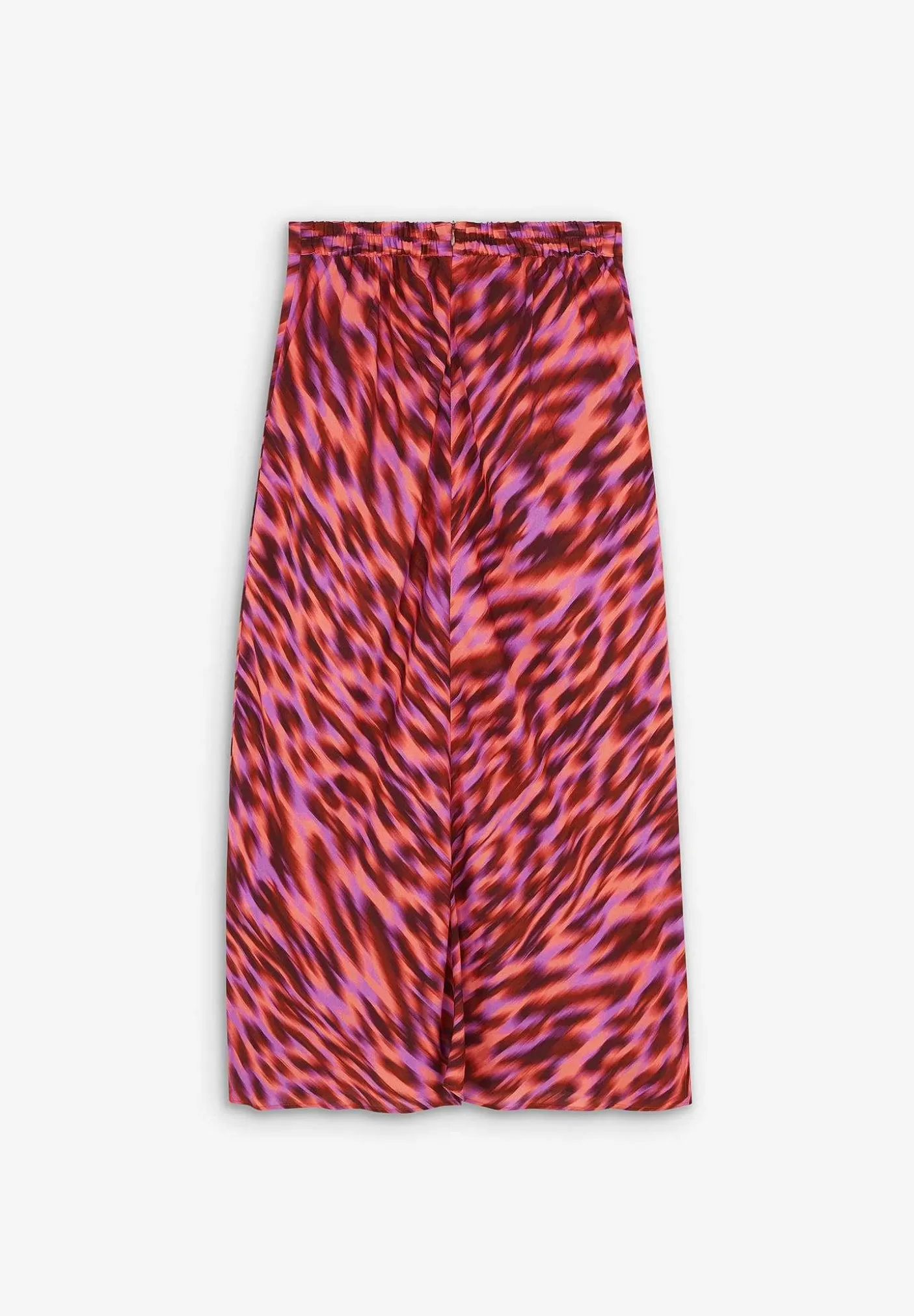 Scalpers Animal Print Lurex Midi Skirt Clearance