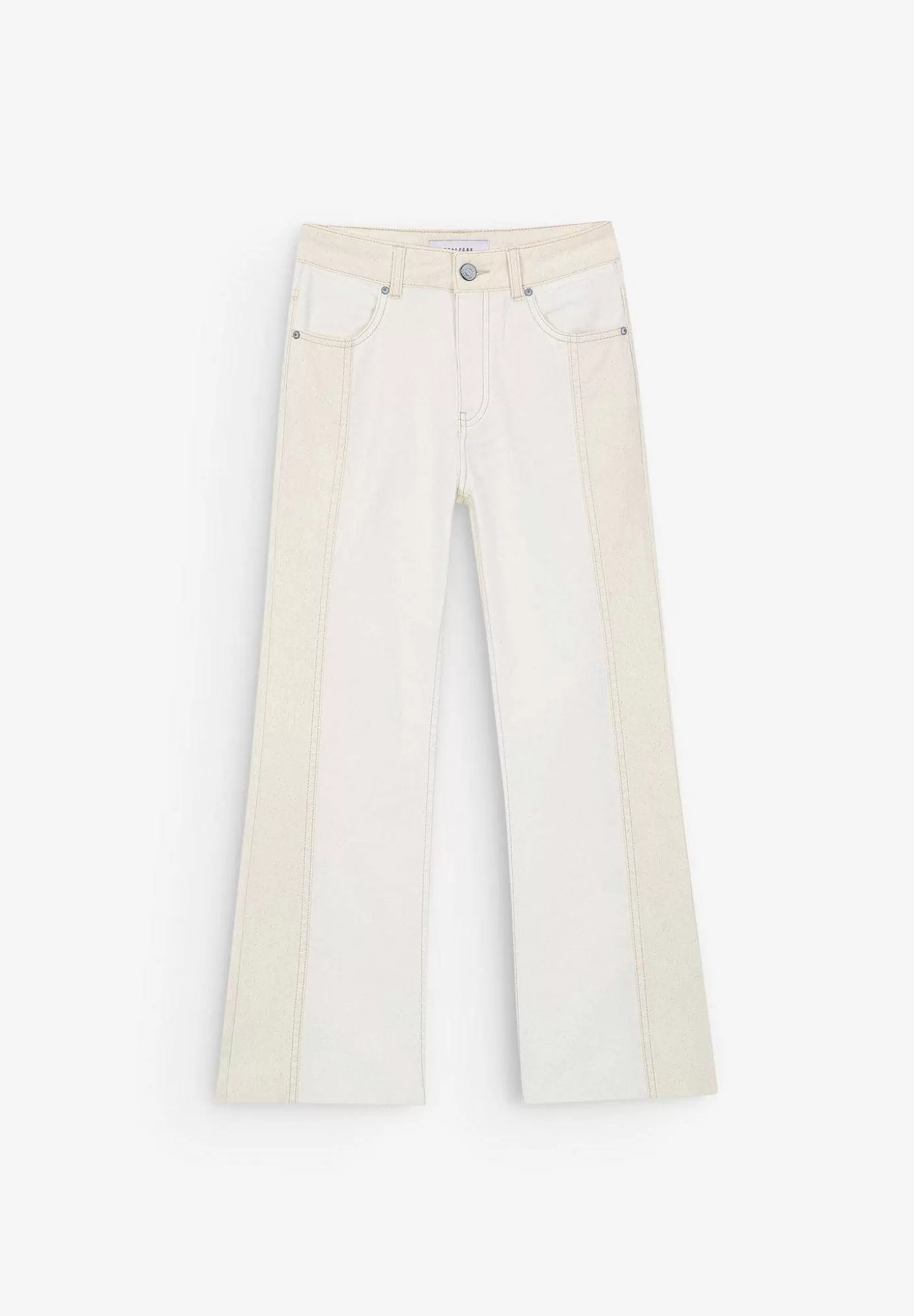 Scalpers Ankle Flare Jeans Contrast Detail Shop