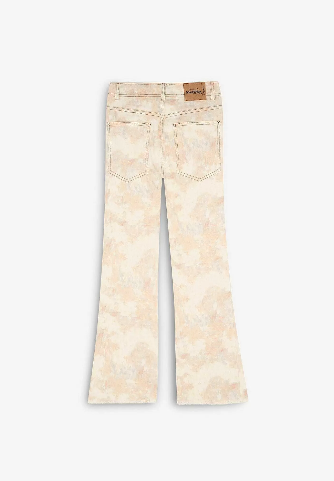 Scalpers Ankle Flare Tie Dye Jeans New