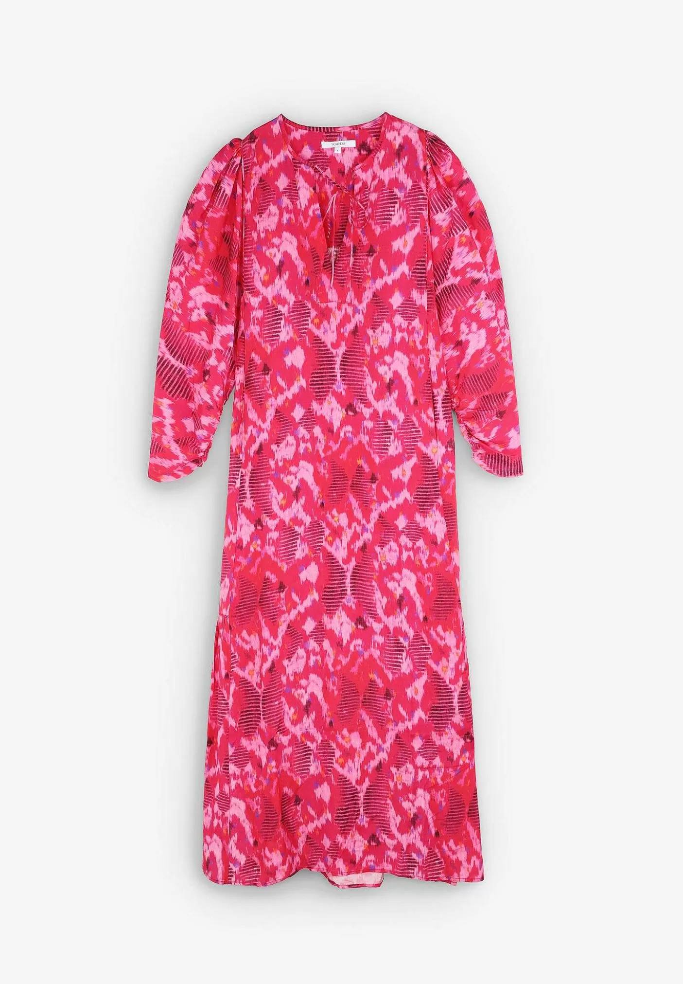 Scalpers Back Lace Print Midi Dress Sale