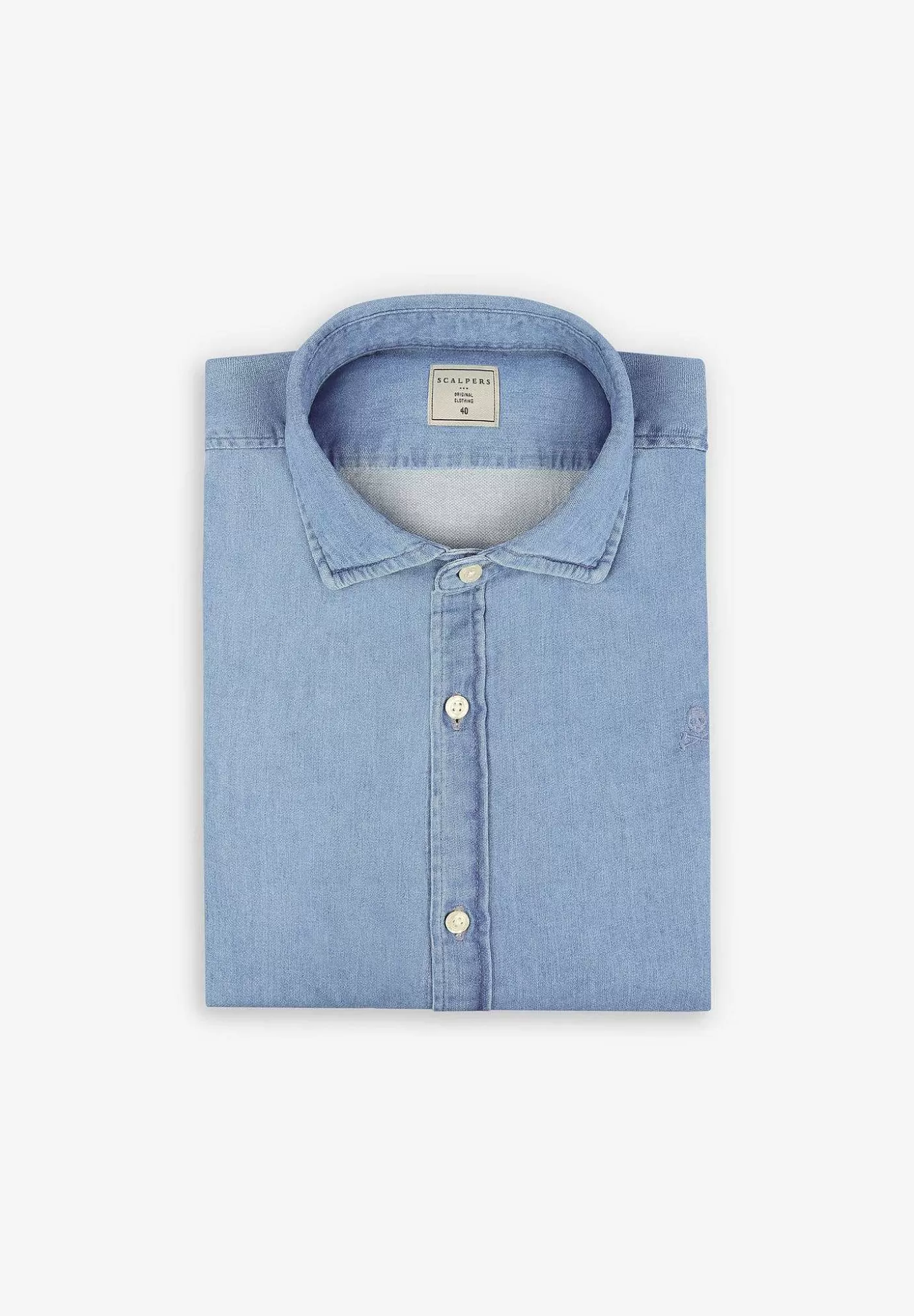 Scalpers Basic Denim Shirt Online