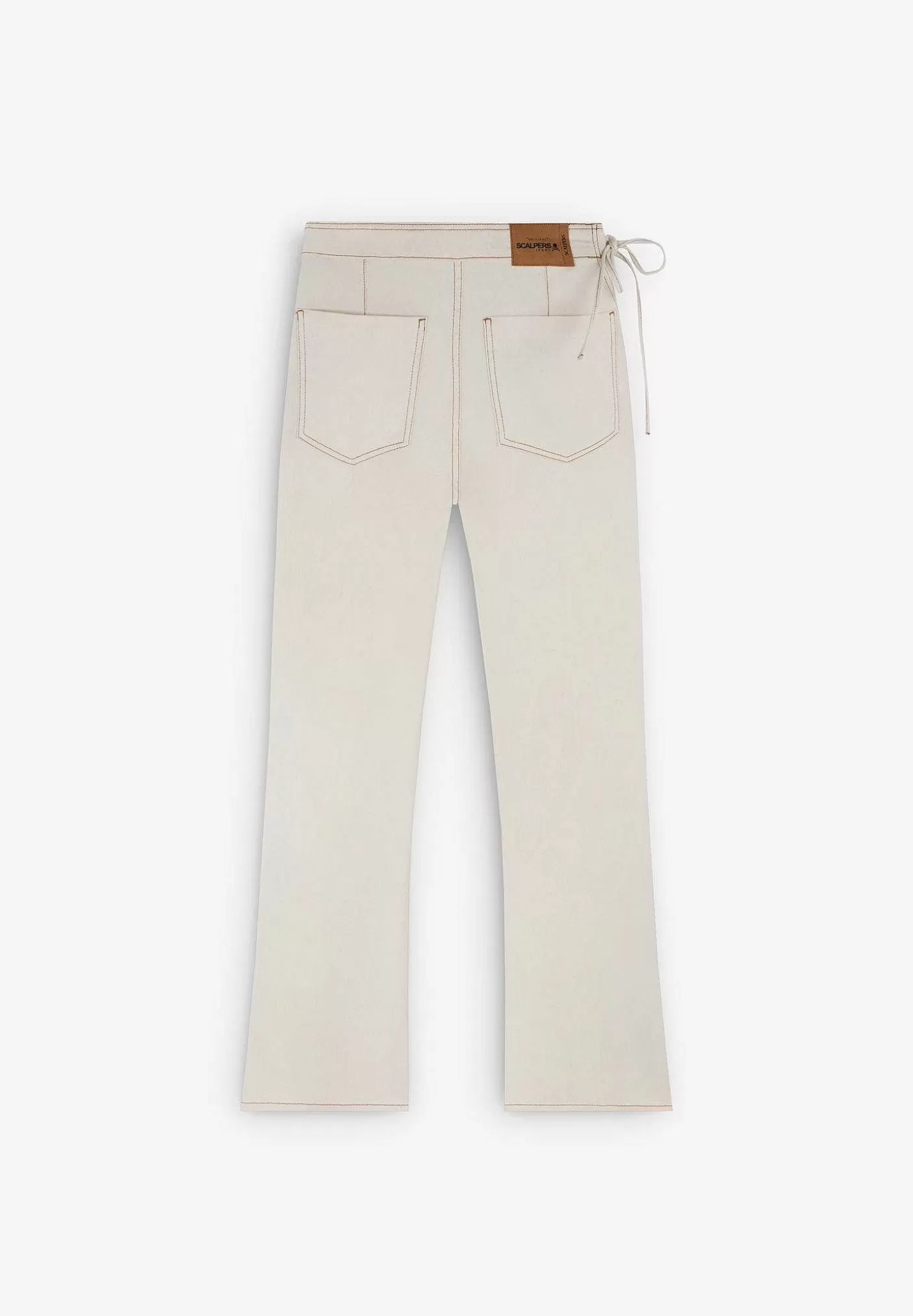 Scalpers Bootcut Jeans With Cord Detail Cheap