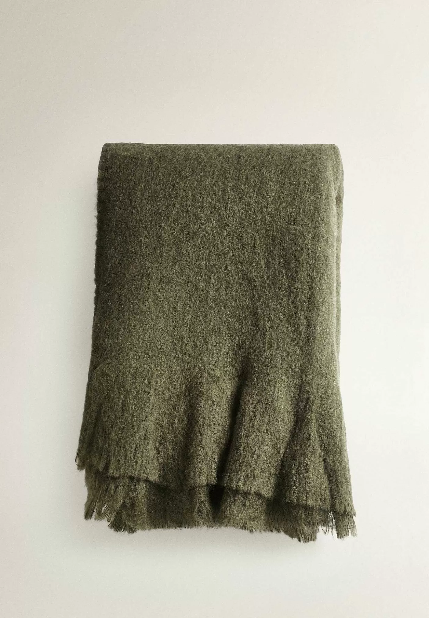 Scalpers Carded Wool Blanket With Fringes Outlet