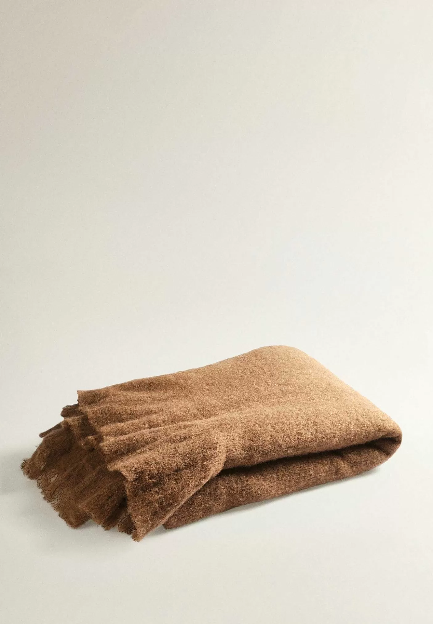 Scalpers Carded Wool Blanket With Fringes Clearance