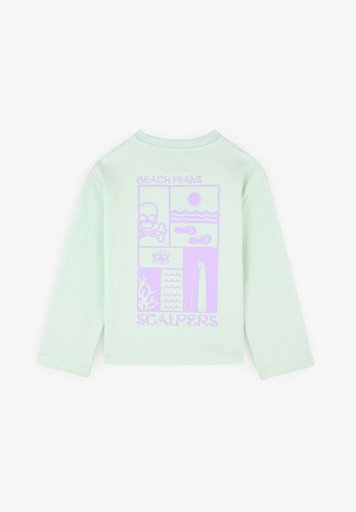 Scalpers Contrast Print Sweatshirt Best