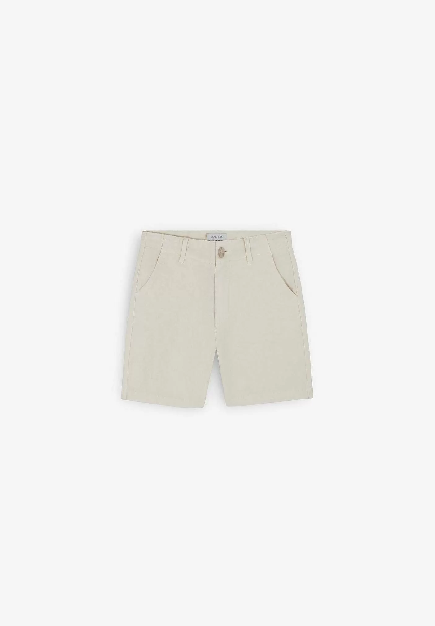 Scalpers Cotton Linen Bermudas Best Sale