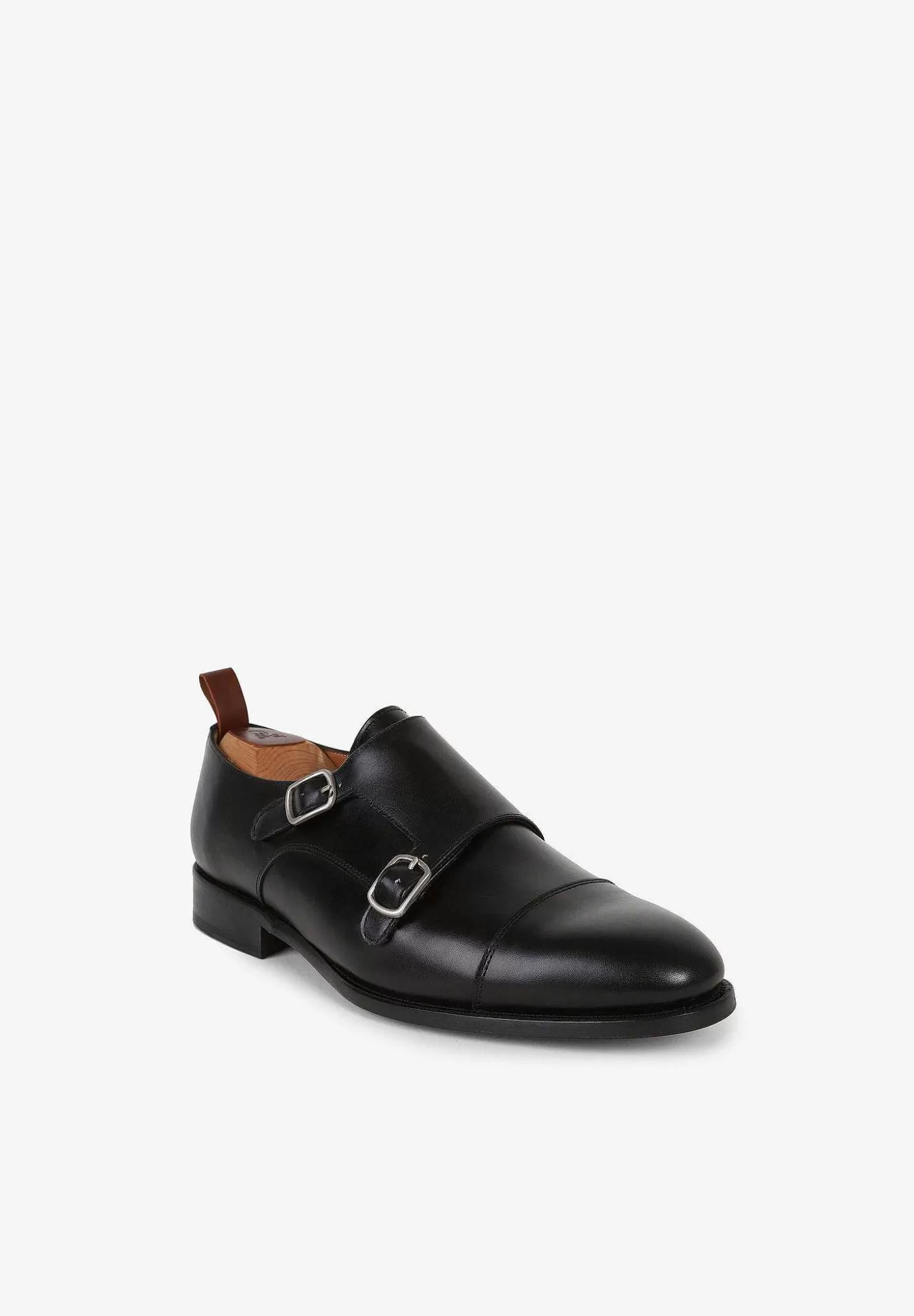 Scalpers Double Monk Leather Dress Shoes Hot