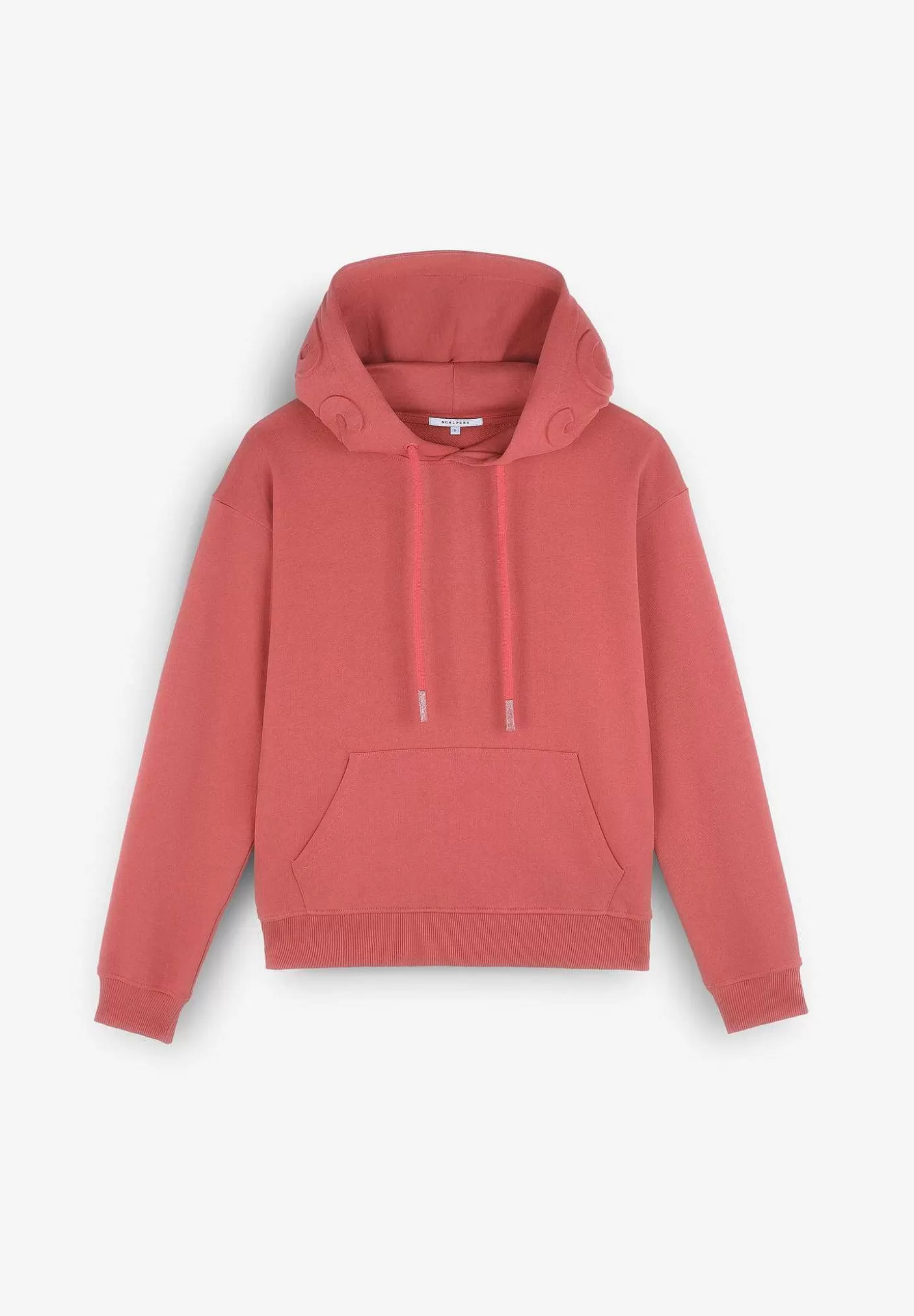 Scalpers Embossed Logo Hooded Sweatshirt Sale