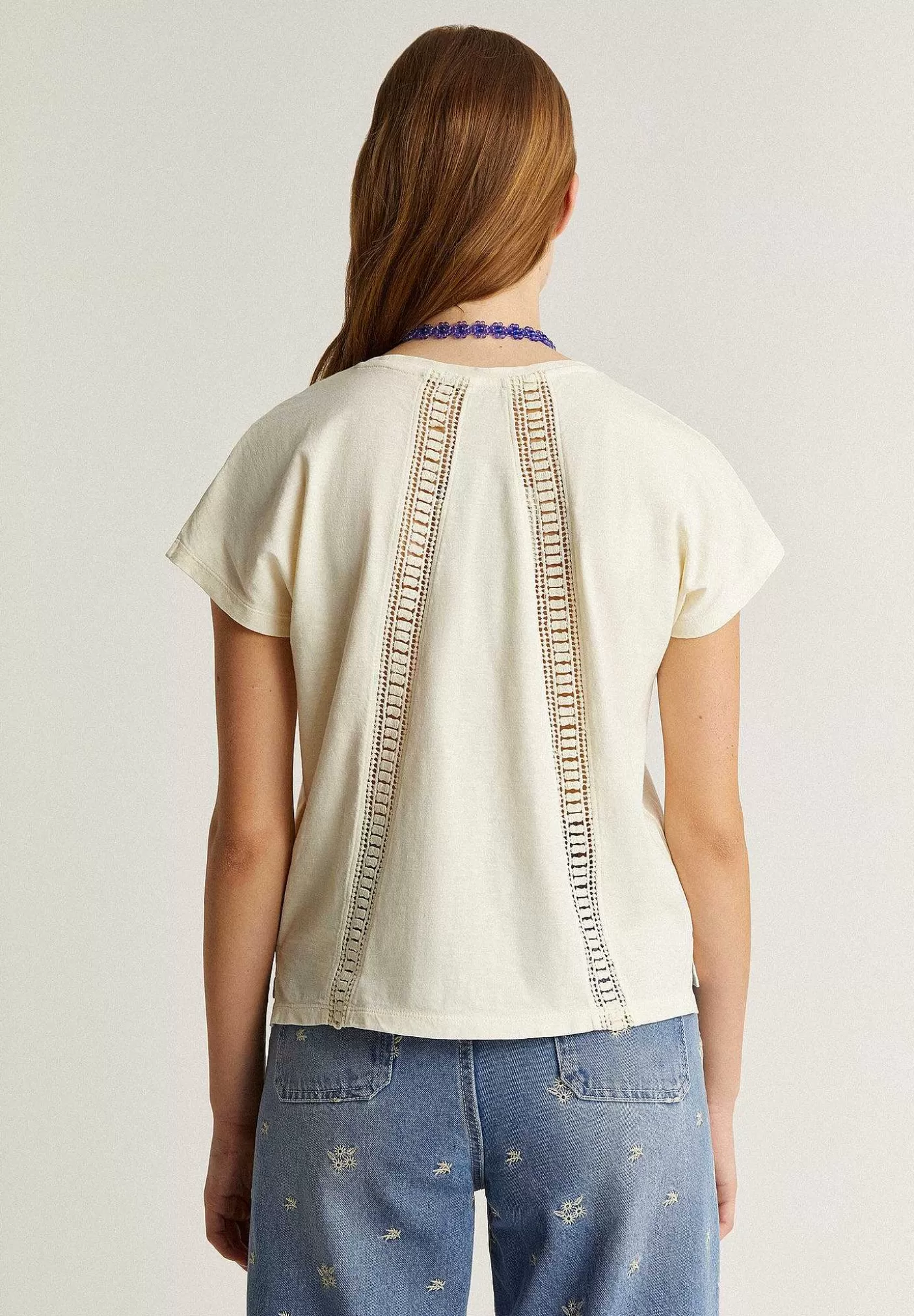 Scalpers Flame T-Shirt With Back Lace Detail Best