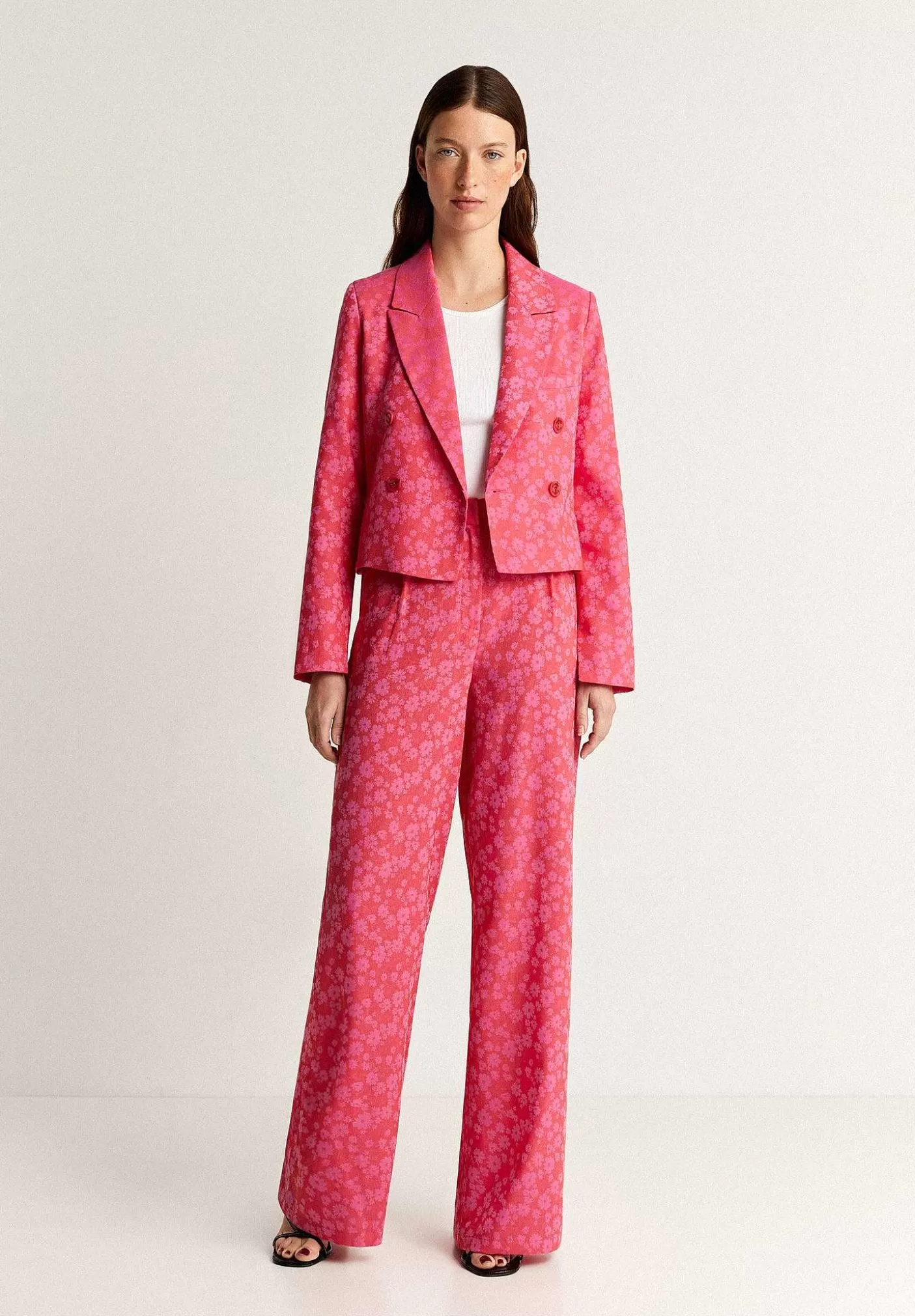 Scalpers Floral Jacquard Blazer Hot