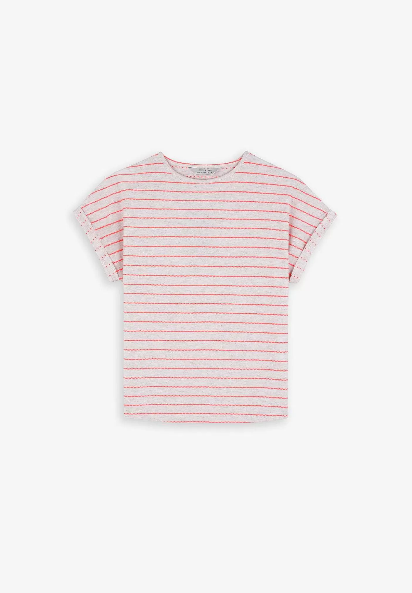 Scalpers Fluorescent Woven Striped T-Shirt Sale