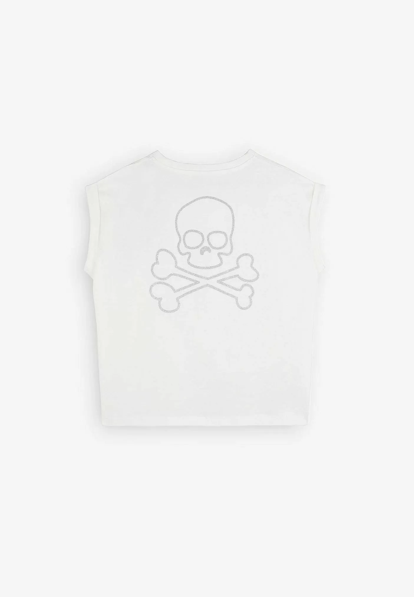 Scalpers Glitter Skull Knot T-Shirt Outlet