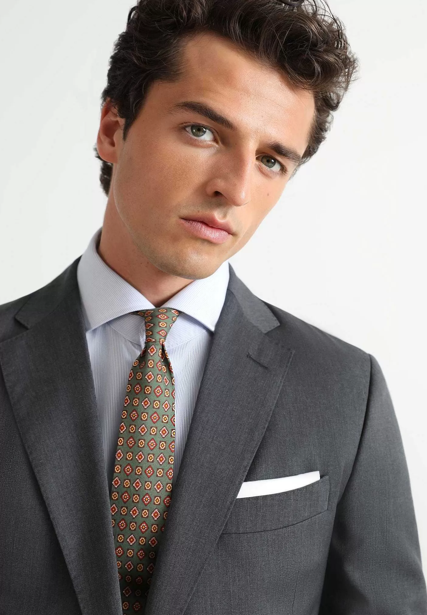 Scalpers Gray Wool Structured Suit Online