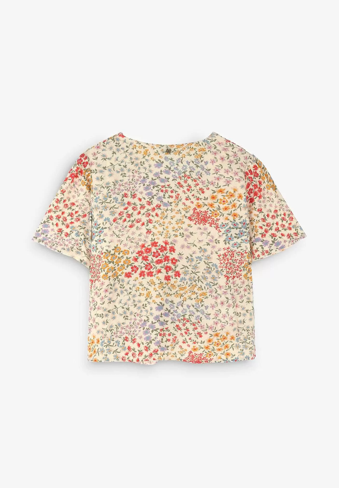 Scalpers Honeycomb Flower Blouse Outlet