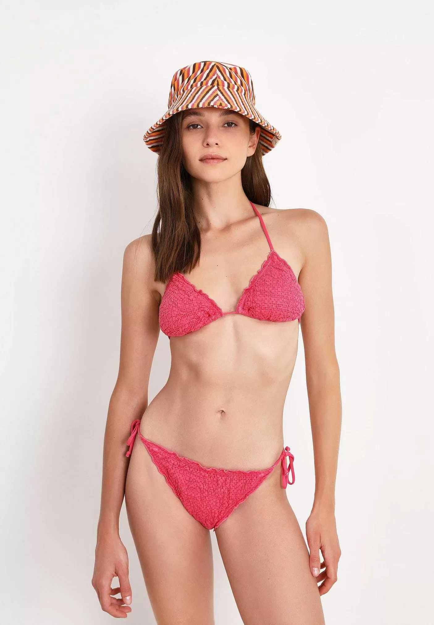 Scalpers Mi&Co | Embroidered Triangle Bikini Best Sale