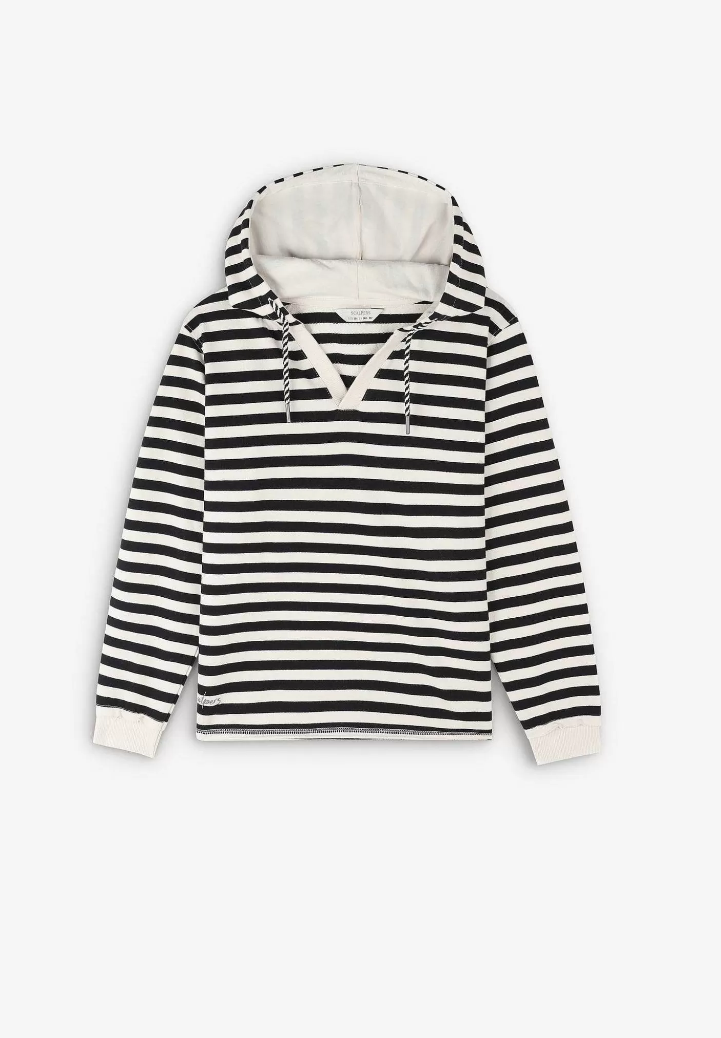 Scalpers Multi-Striped Hooded Sweatshirt Cheap