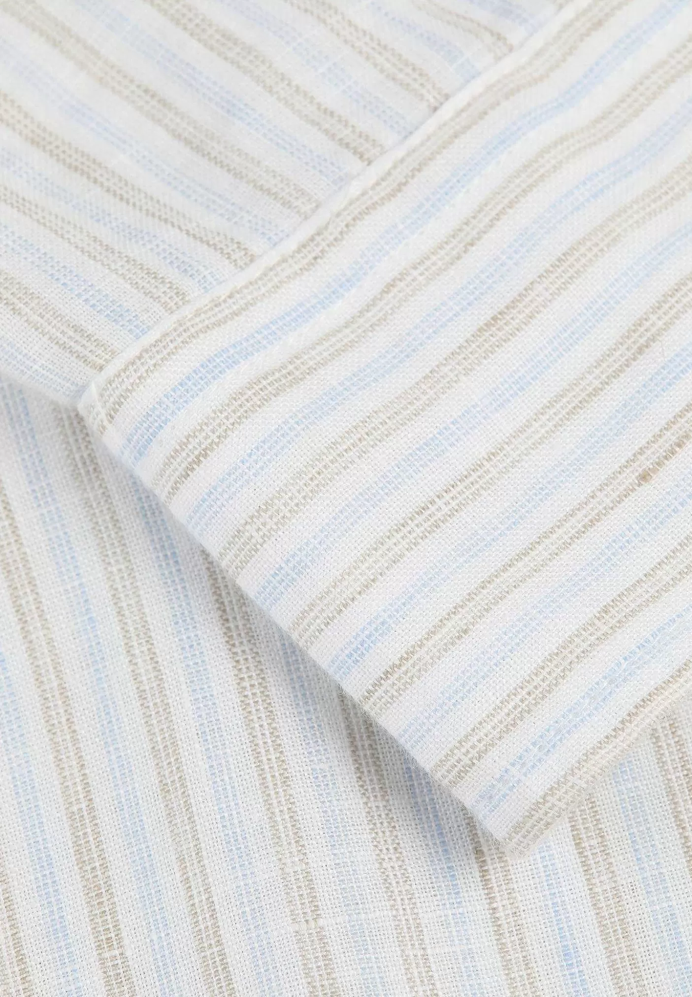 Scalpers Premium Linen Striped Slim Shirt Fashion