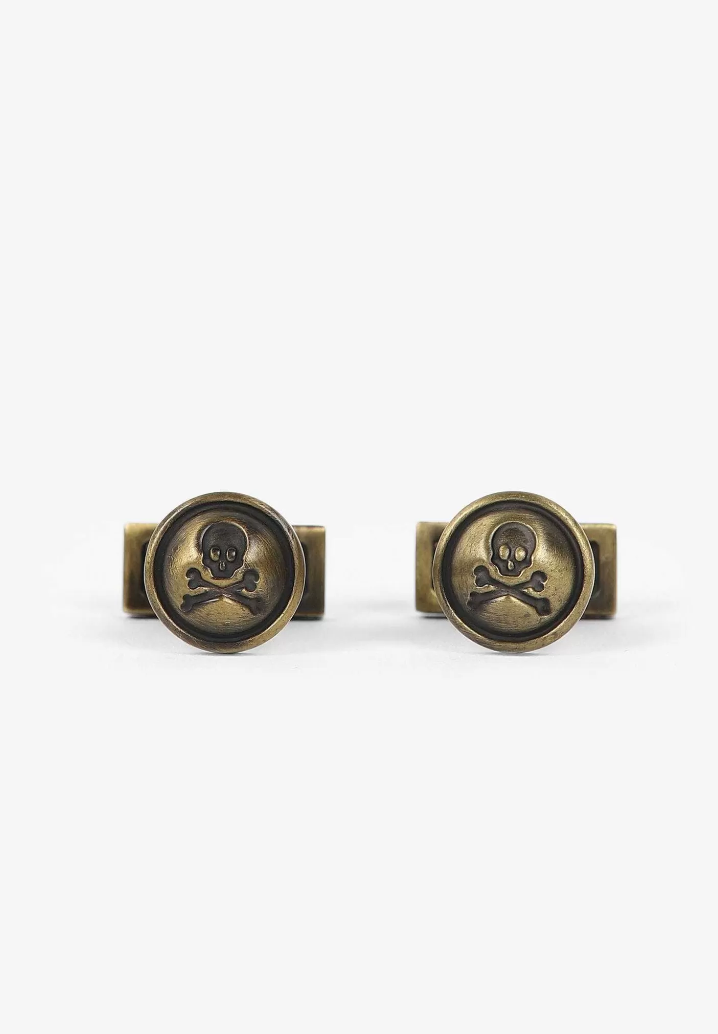 Scalpers Round Old Gold Cufflinks Clearance