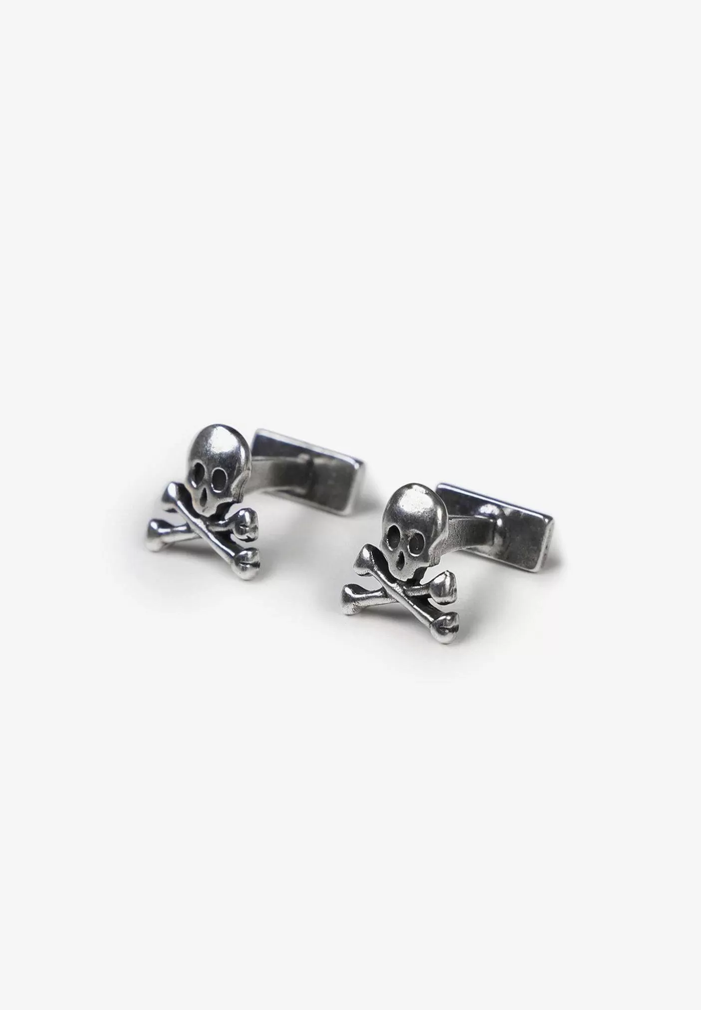 Scalpers Silver Skull Cufflinks Fashion