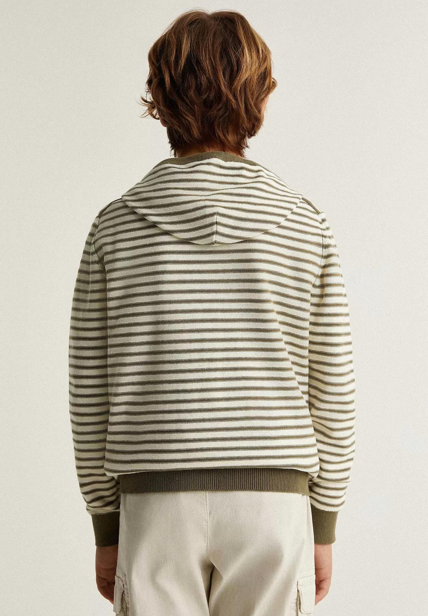 Scalpers Striped Hooded Sweater Flash Sale