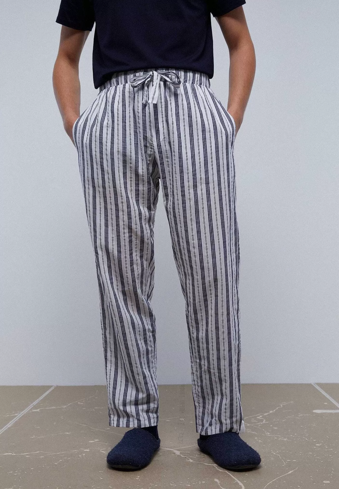 Scalpers Striped Trouser Detail Pajamas New