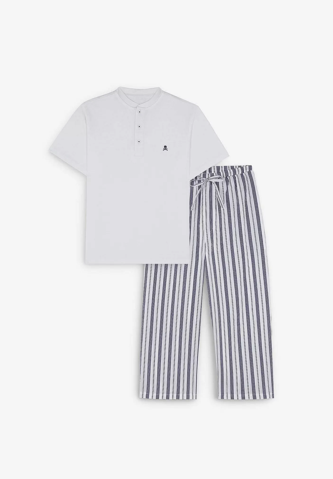 Scalpers Striped Trouser Detail Pajamas Cheap